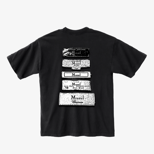 MUSUL'S SIZE TAGS TEE